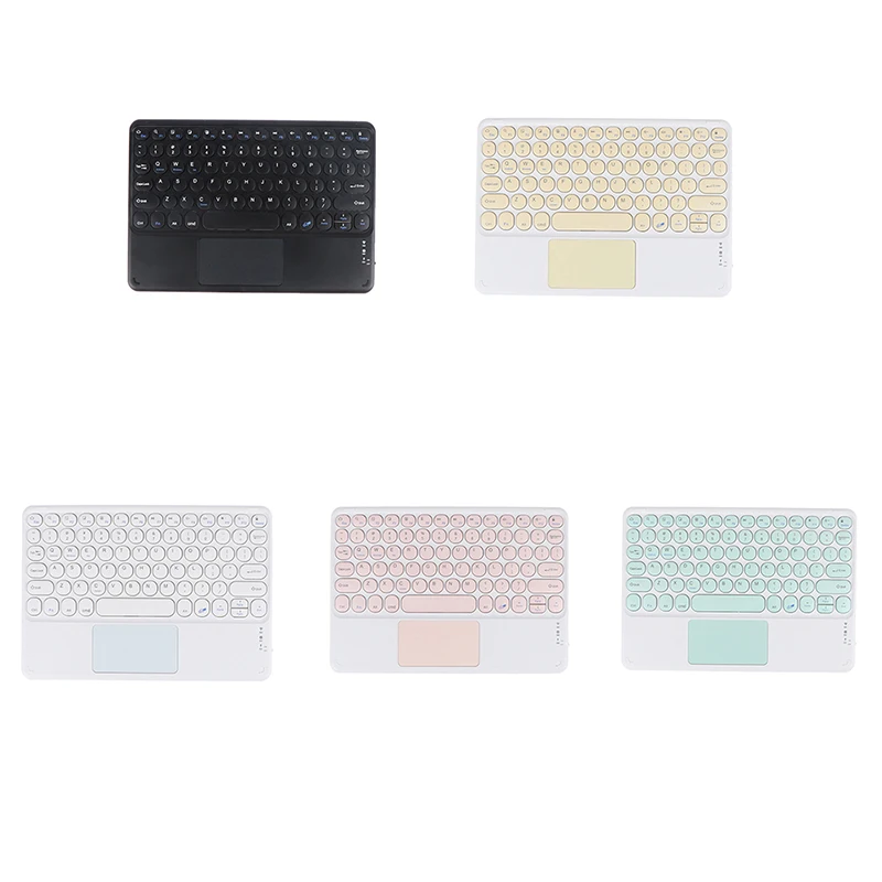 

1Set Universal Touch Wireless Bluetooth Keyboard With USB Cable For Pad Tablets Laptops Smart Phones