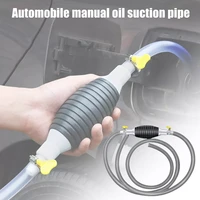 universal manual gas oil car fuel hand suction pipe pumping durable for liquid petrol tuning fuel gasoline diesel