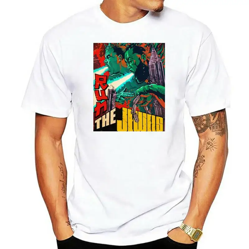 

Футболки Run The Jewel в стиле хип-хоп, размеры S, M,L,Xl,2Xl, черные футболки большего размера и цветов