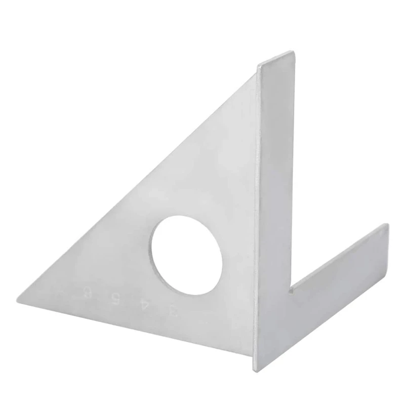 

Square Ruler 90Degrees 45Degrees Angle Woodworking Jig Angle Turning Ruler Multifunctional Woodworking Ruler