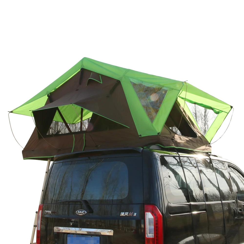 

off road canvas car roof top tent camping outdoor 4wd rooftop camper enjoin