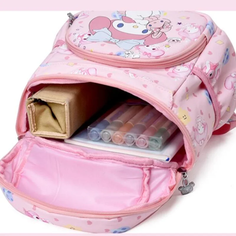 Модный детский школьный рюкзак Melody с милым рисунком Kuromi вместительная школьная