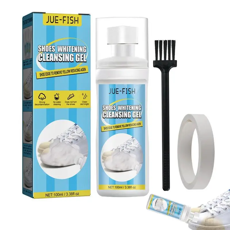 

Отбеливатель для обуви для кроссовок 100 мл гель для чистки обуви для белой обуви эффективная защита обуви мягкое очищающее решение для удаления