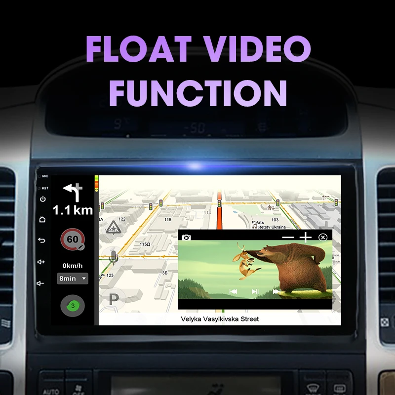 vtopek 2din android 10 0 car radio multimidia video player navigation gps for toyota land cruiser prado 120 2003 2009 head unit free global shipping