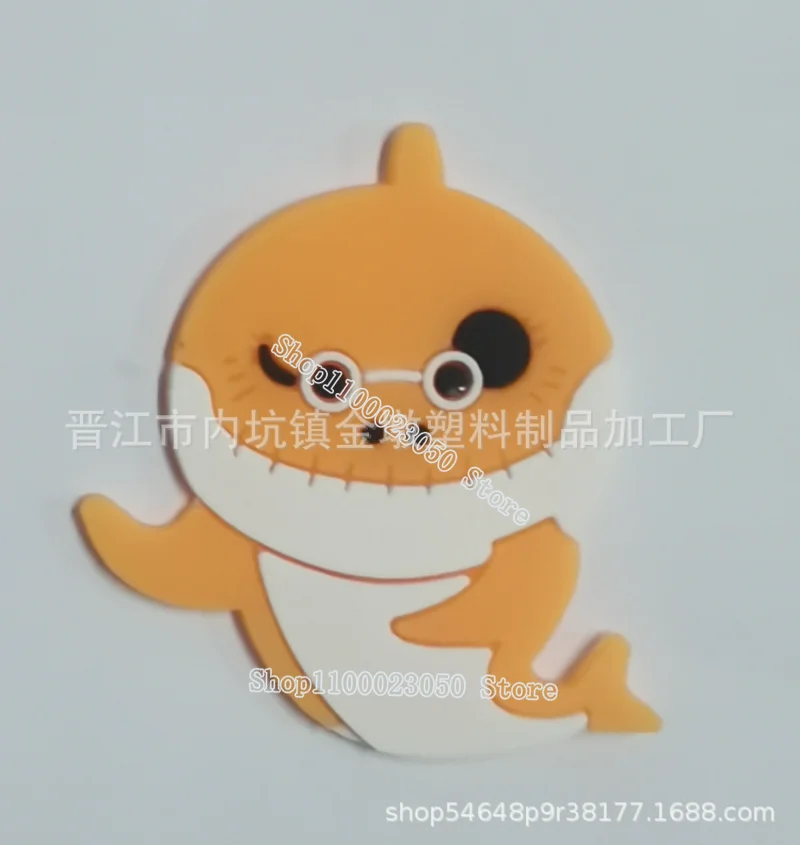 Детская Пряжка для обуви с отверстиями в виде акулы аксессуары сделай сам