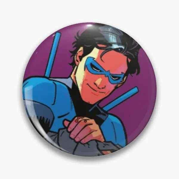 

Дик Грейсон Ночная наклейка мягкая Кнопка булавка мультяшный значок модный любимый подарок одежда женская забавная булавка на лацкан воро...