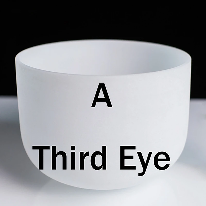 2 шт. 8-дюймовая нота идеальный звук чакра третьего глаза матовый кварц