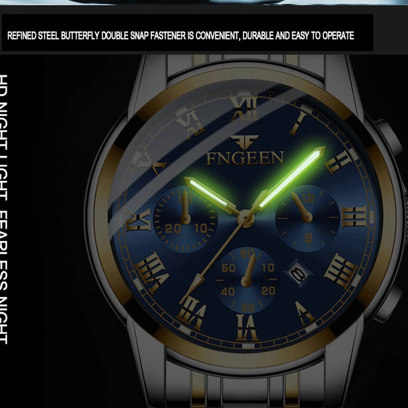 Часы из нержавеющей стали для мужчин роскошные модные кварцевые женские часы