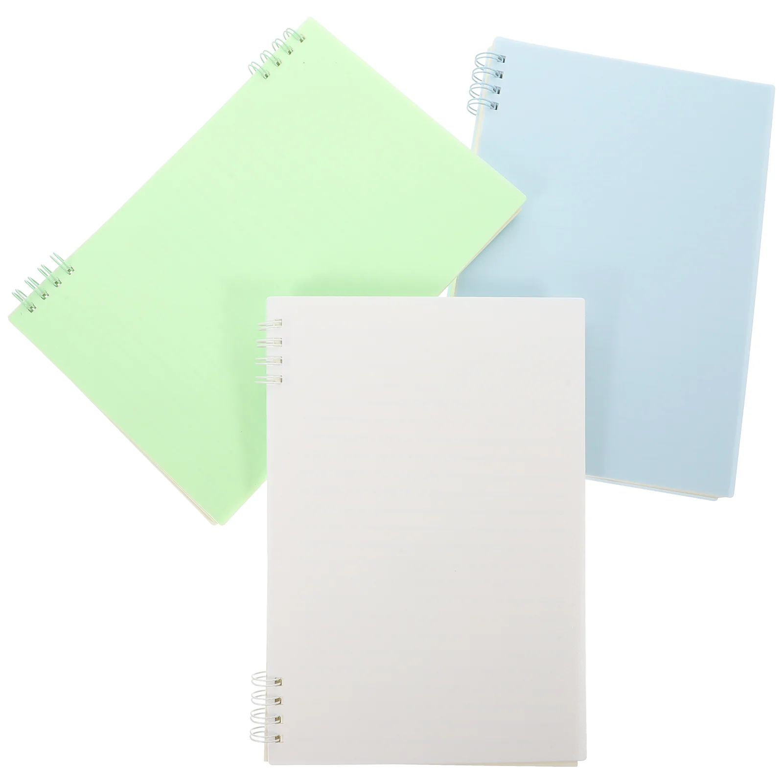 

3Pcs Household Memo Pads Spiral Notebook Convenient Planner Notepads for Office