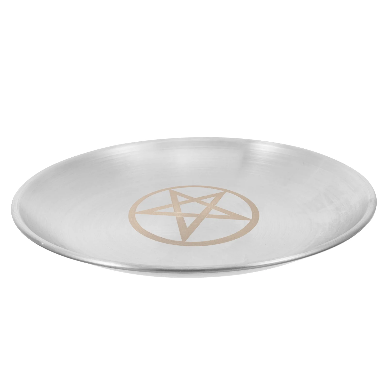 

Pentagram Stainless Steel Trim Tray Holder The Bell Altar Decoration Stand Plate