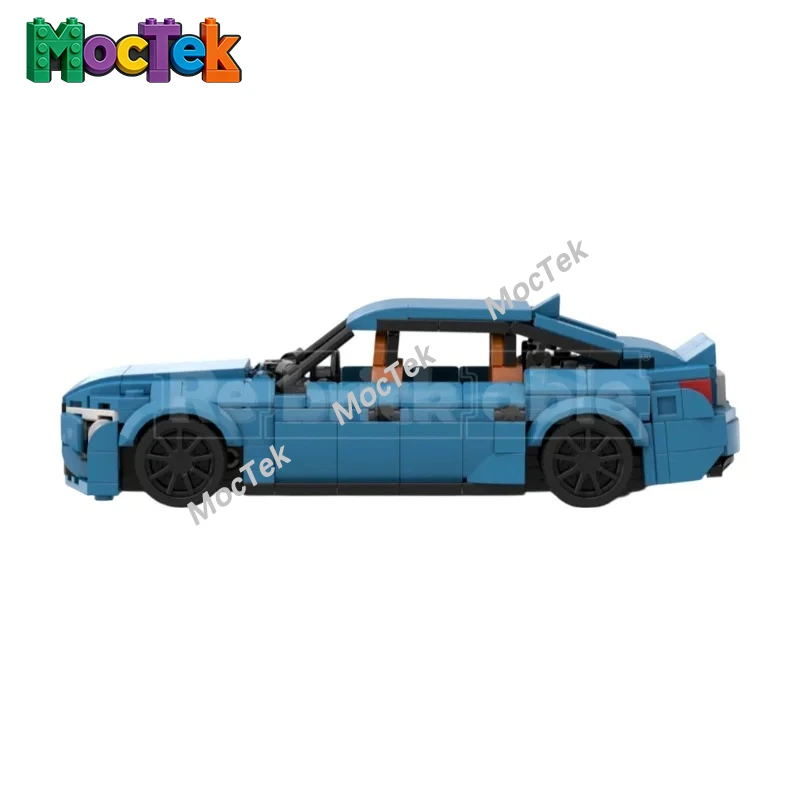 Фото Конструктор V8 Power Street Racing Car: Модель роскошного спортивного автомобиля, подарок для коллекционеров и любителей автомобилей, 493 детали №2