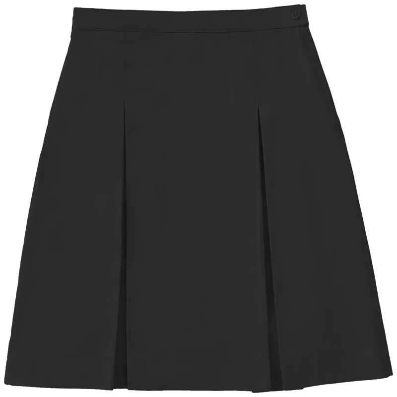 

Adult Longer Length Kick Pleat Skirt 55794, 11/12, Black fast shipping