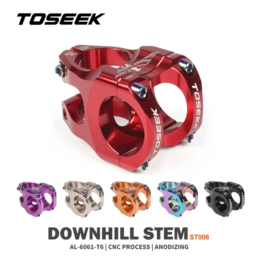 TOSEEK ST006 MTB стержень из алюминиевого сплава Сверхлегкий высокопрочный короткий 35 мм MTB велосипед Настольный мощный велосипед MTB мощный велосипед