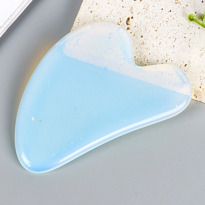 Opalite Gua Sha Инструмент для ухода за кожей лица Кристаллический массаж Лифтинг