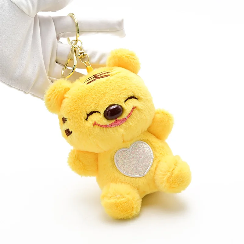 

Fashion Happy Tiger New Cute Cartoon Lucky Doll Zodiac Tiger Keychain Boutique Bag Ornaments Soft And Cute Birthday Gift