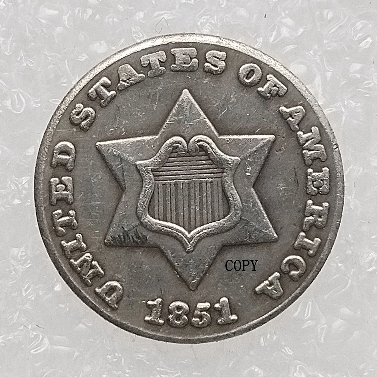 

Серебряные копии монет США