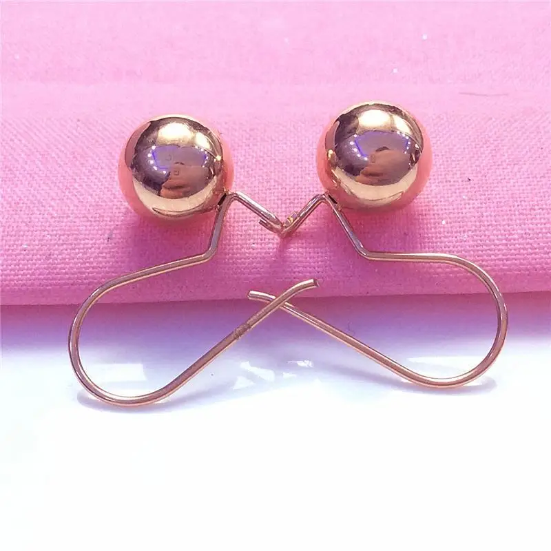 Женские украшения из чистого русского 585 фиолетового золота блестящие новые