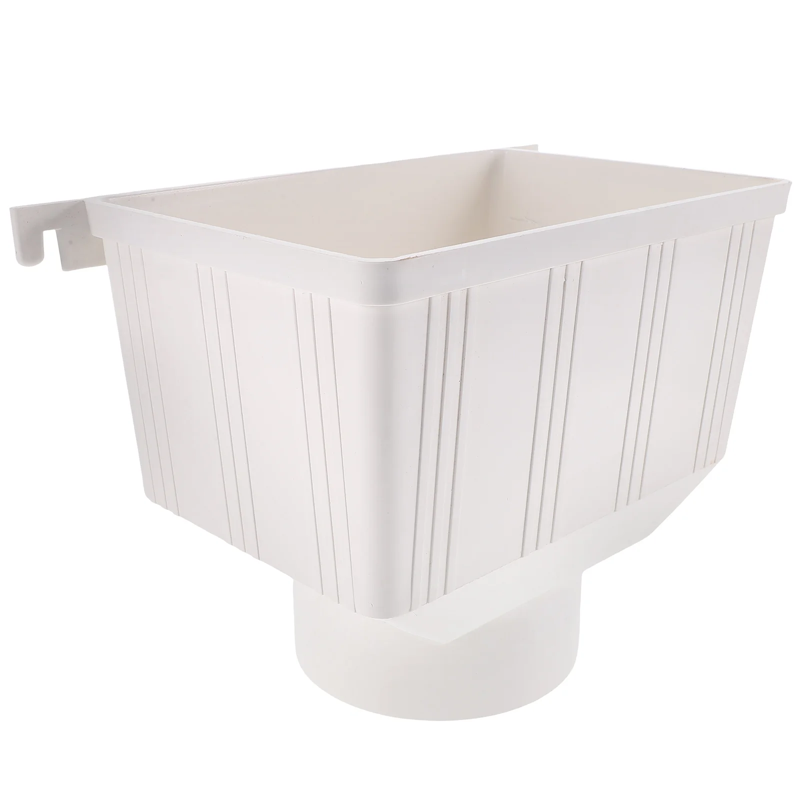 

Rain Barrel Downspout Gutter Filter Water Collection System Drain Pipe White Barrels Rainwater
