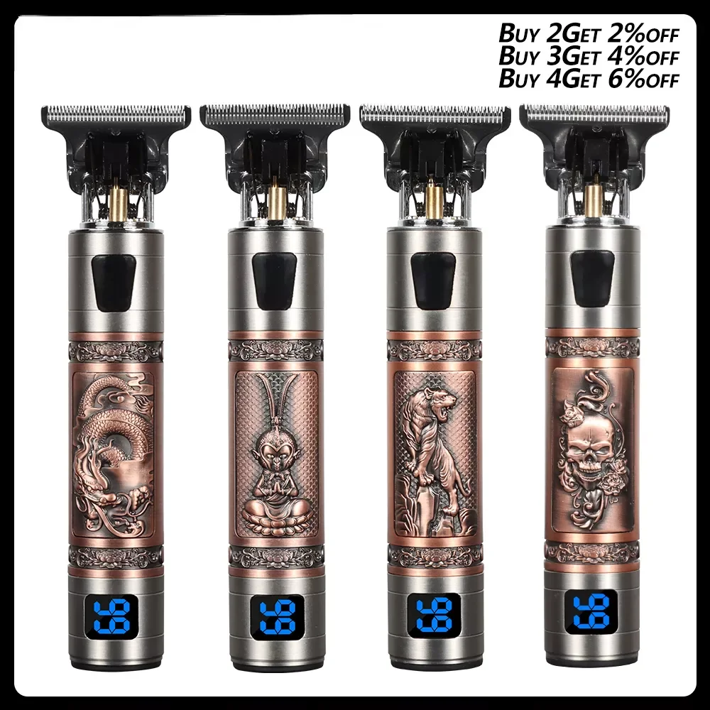 

Новинка триммер машинка для стрижки волос бритва триммер для бороды Профессиональная Мужская машинка для стрижки волос перезаряжаемая маш...