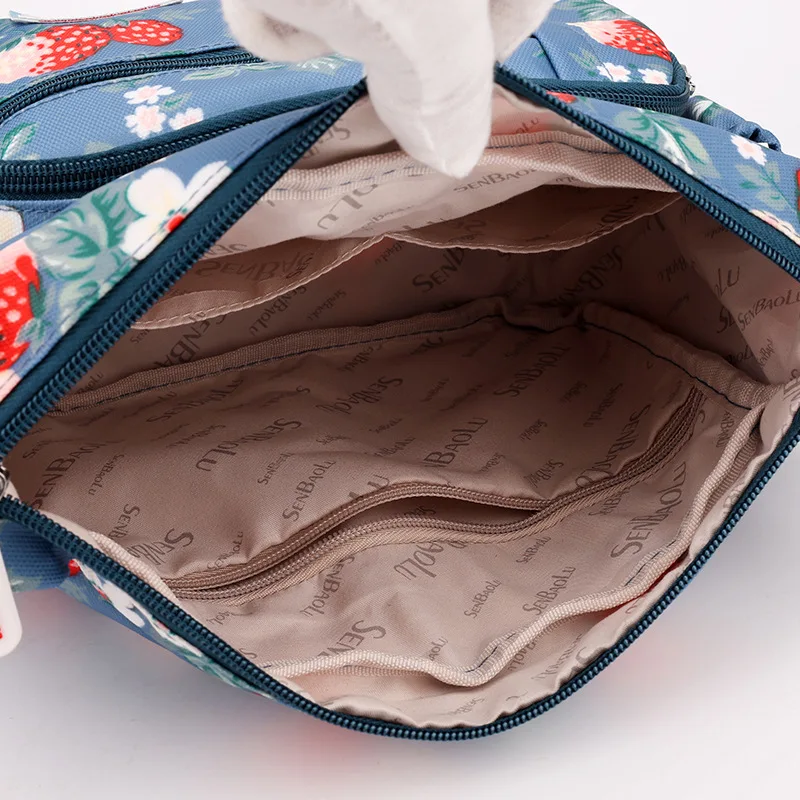 Женская сумка через плечо универсальная простая в Корейском стиле из ткани