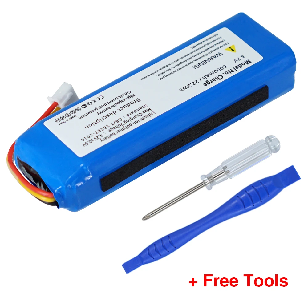 

Speaker Battery AEC982999-2P For JBL Charge CS-JMD200SL Replacement Loudspeaker Batteria Batteries 6000mAh