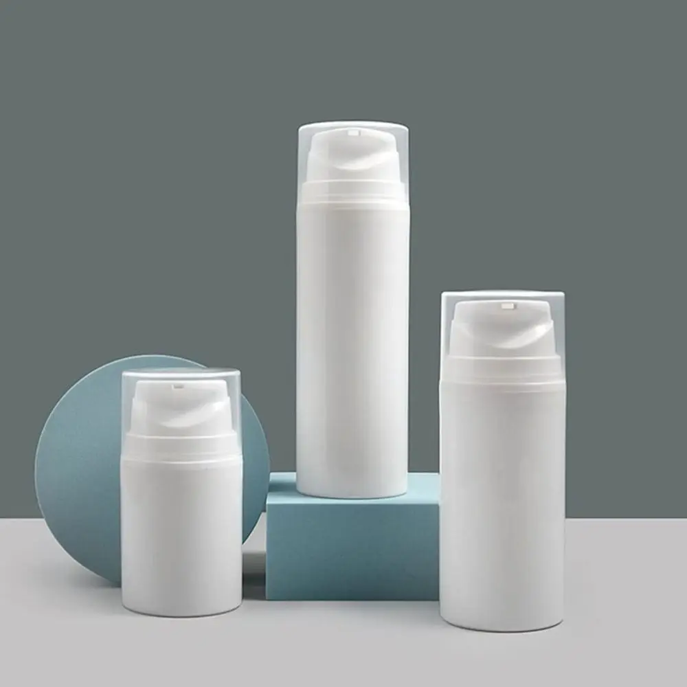 

3pcs Balm Lip Balm Jars Travel Makeup Supplies Portable Cosmetic Jar Airless Pump Jar Face Cream Container Refillable