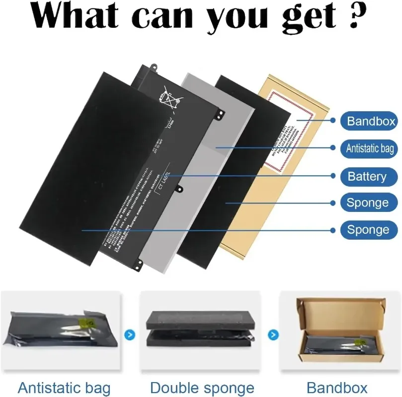 BI03XL BIO3X Аккумулятор для ноутбука HP Pavilion TPN-W118 13-U M3-U M3-u001dx M3-u103dx 13-u003la 844203 -850 14-AX 14-AX010wm