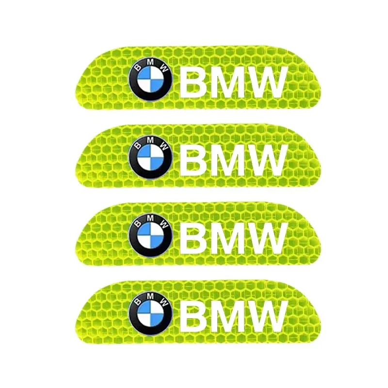 

4 шт. наклейка на дверь автомобиля, предупреждающий светоотражающий знак безопасности для BMW Performance X3 X1 X2 X4 X5 X6 E30 E34 E53 E61 E62 E93 G20