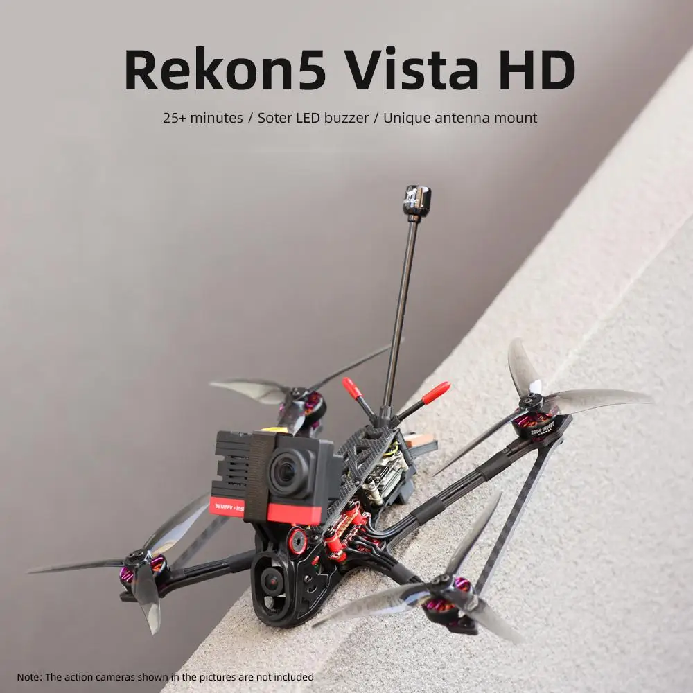 

Дрон HGLRC Rekon5 HD Zeus F722 Mini BLHELIS 28A CADDX Polar Vista Kit 2004 3000KV 4S 1800KV 6S 5inch Mini Long Range FPV