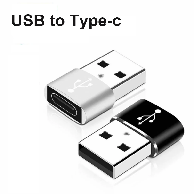 

Металлический адаптер USB «папа» на «мама» Type-C