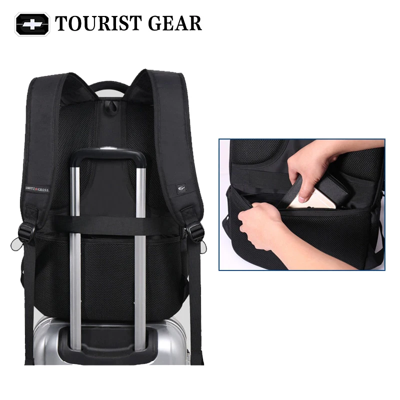 Рюкзак с защитой от кражи для мужчин и женщин ноутбука 15 6-17 дюймов