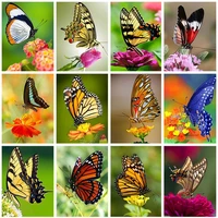 butterfly diamond painting round drill animal new arrival flower diamond embroidery home decoration mosaic handmade