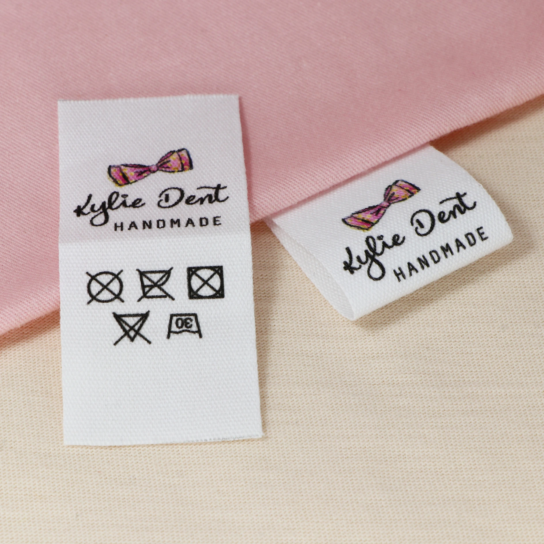 

Custom Clothing Labels , Personalized Brand, Cotton printed Tags, Handmade label, Logo or Text, Watercolor Labels (FR194)