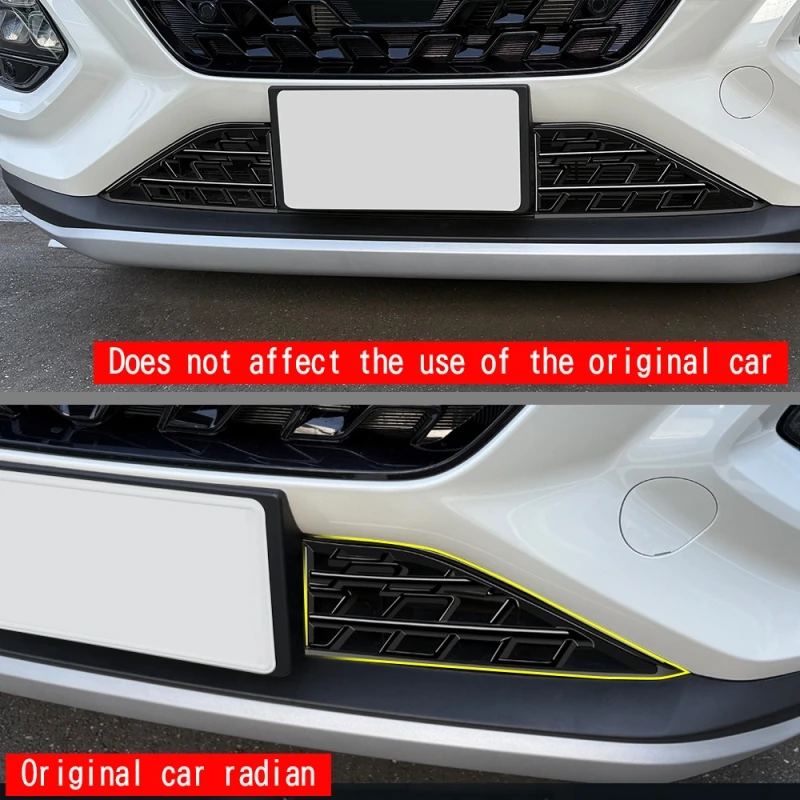 Фото Для Suzuki Fronx WDB3S WEB3S 2025 2026, черная средняя сетка из АБС-пластика, решетка переднего бампера, декоративная крышка, внешние аксессуары №3