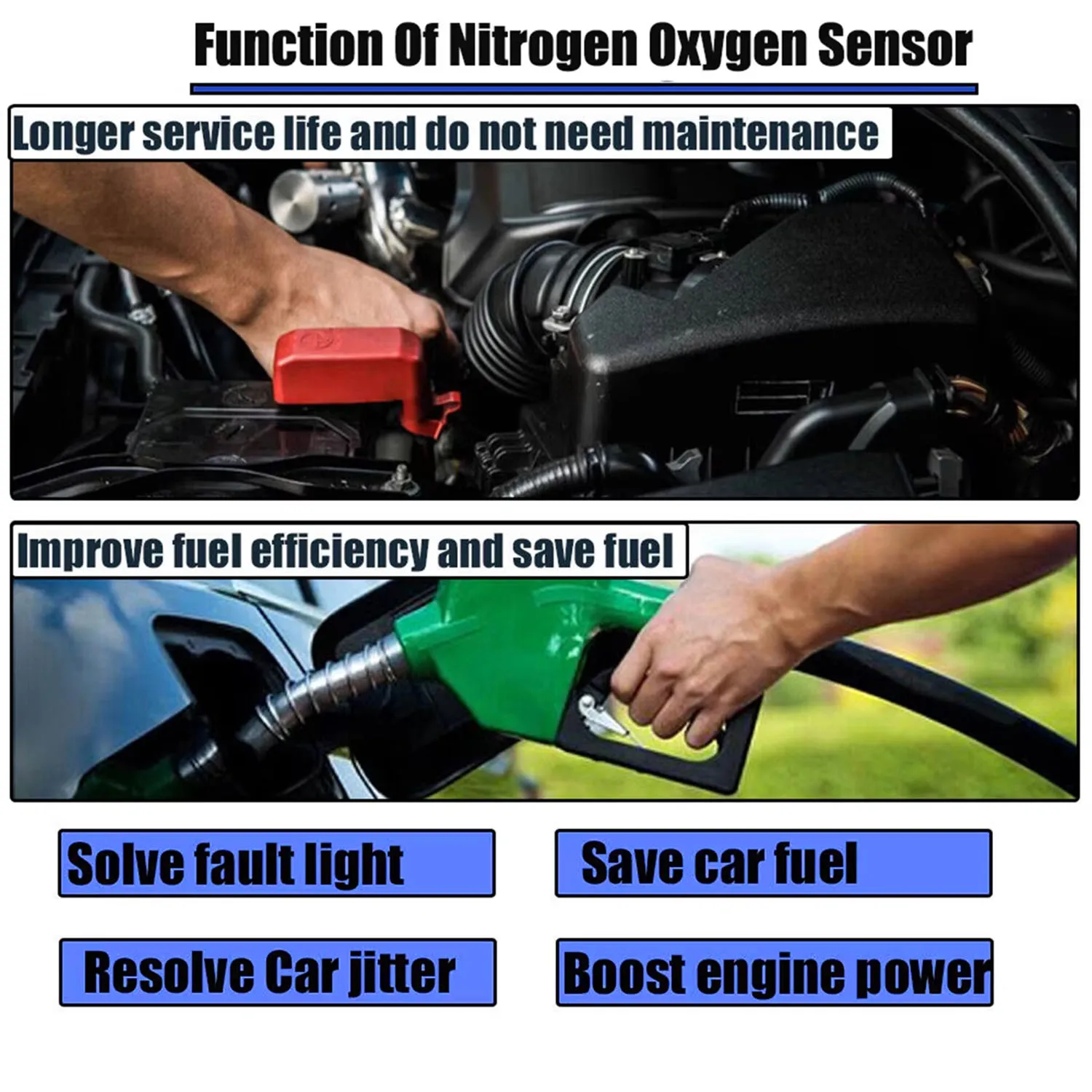 Фото Новый датчик NOX (датчик оксида азота) 9821120980 A2C12511200 для Citroen C3 C4 5008 Peugeot 208 308 1.6 2.0 HDi BlueHDi Di №2