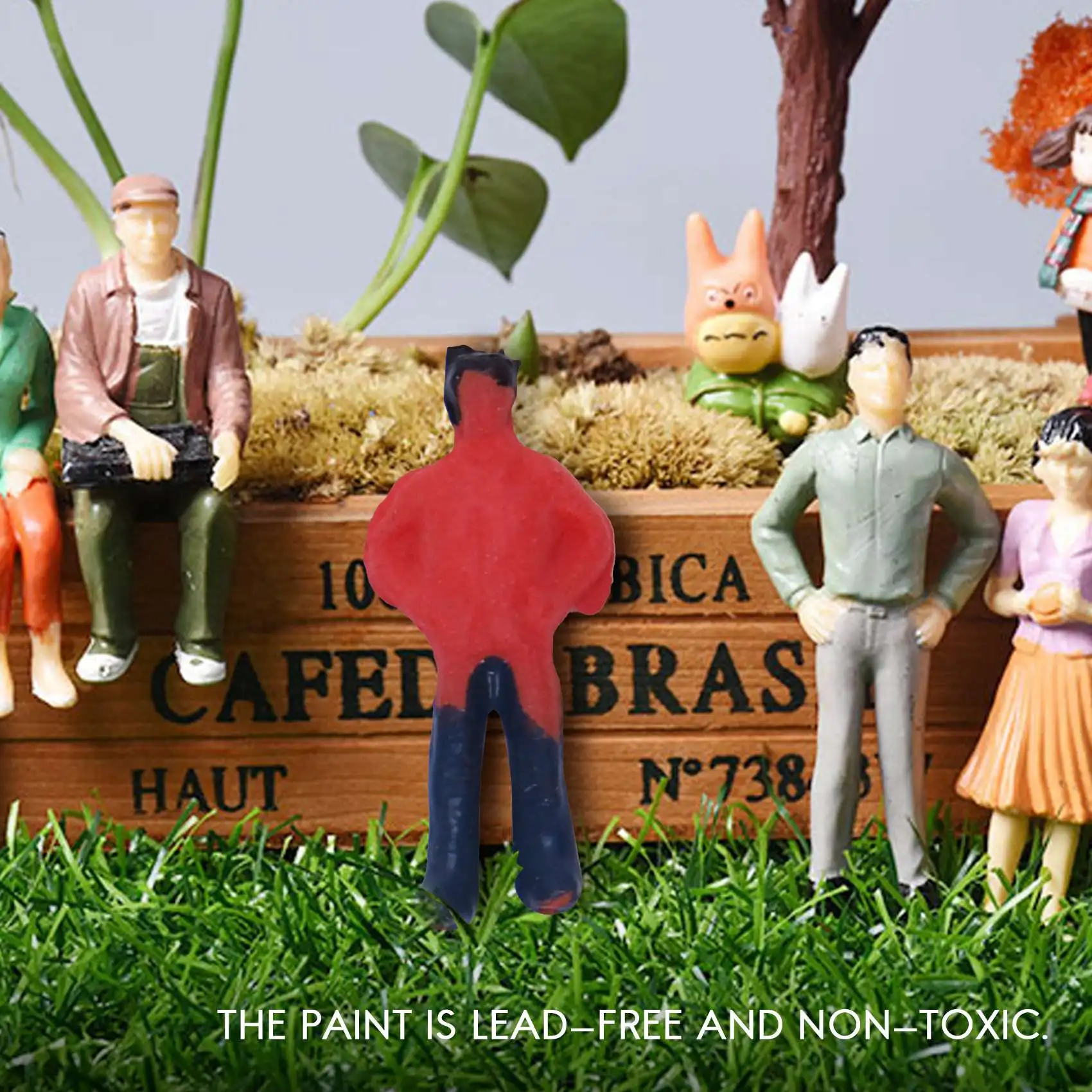 Новинка 100 встроенных людей масштаб N (1-150)