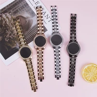 simple electronic clock women led fashion watches stainless steel diamond dropshipping casual sports wristwatch relogio feminino