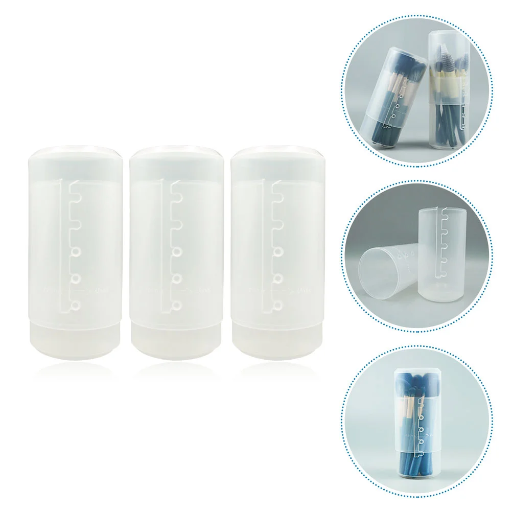 

Brush Makeup Holder Holders Case Storage Travelplastic Containers Clearretractable Organizer Brushes Organizers Box Women