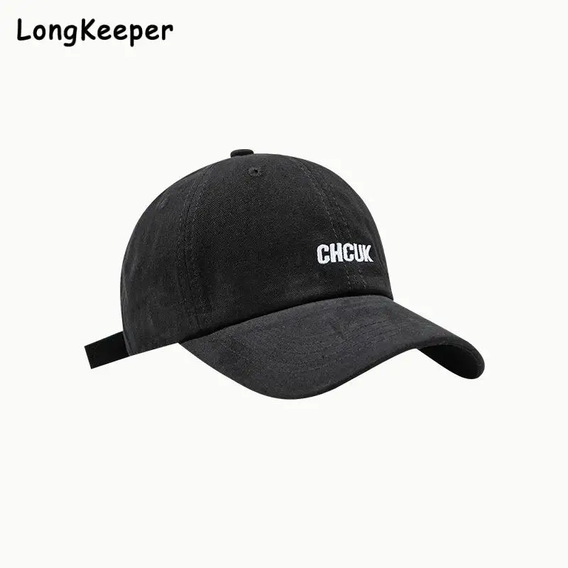 

Кепка унисекс из 2022 хлопка, модная бейсбольная кепка с вышитыми буквами для мужчин и женщин, бейсболка в стиле хип-хоп, летняя женская кепка LongKeeper