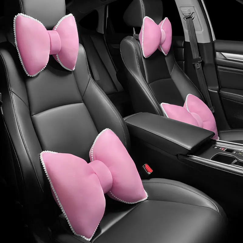 

New Arrival Car Headrest Neck Pillow Four Seasons Universal Ice Silk Cervical Vertebra Car Headrest Pillow