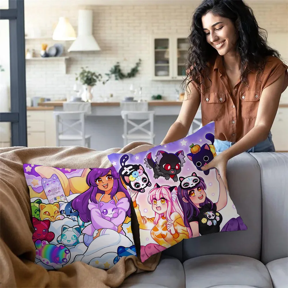 Наволочки с героями мультфильмов аниме A-AphmauS диван декоративный домашний