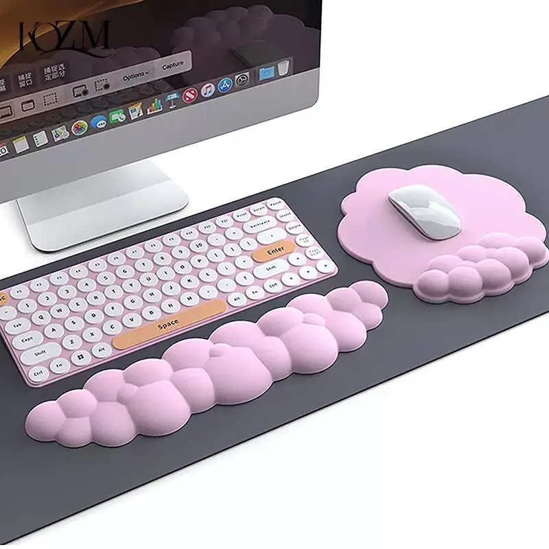 

Wrist Rest Ergonomic Mouse Pad Non-Slip Rubber Desk Mat Pad Under Hand Office Mouse Carpet Wristband Wrist Support Accessories