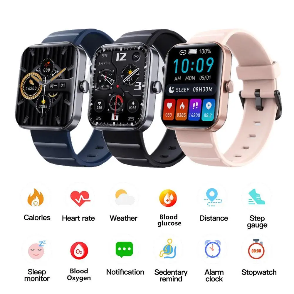 

Смарт-часы F21Pro с функцией измерения уровня сахара в крови