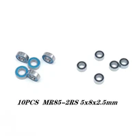 10pcs abec 5 mr85 2rs mr85 2rs mr85 rs mr85rs 5x8x2 5 mm blue rubber sealed miniature high quality deep groove ball bearings