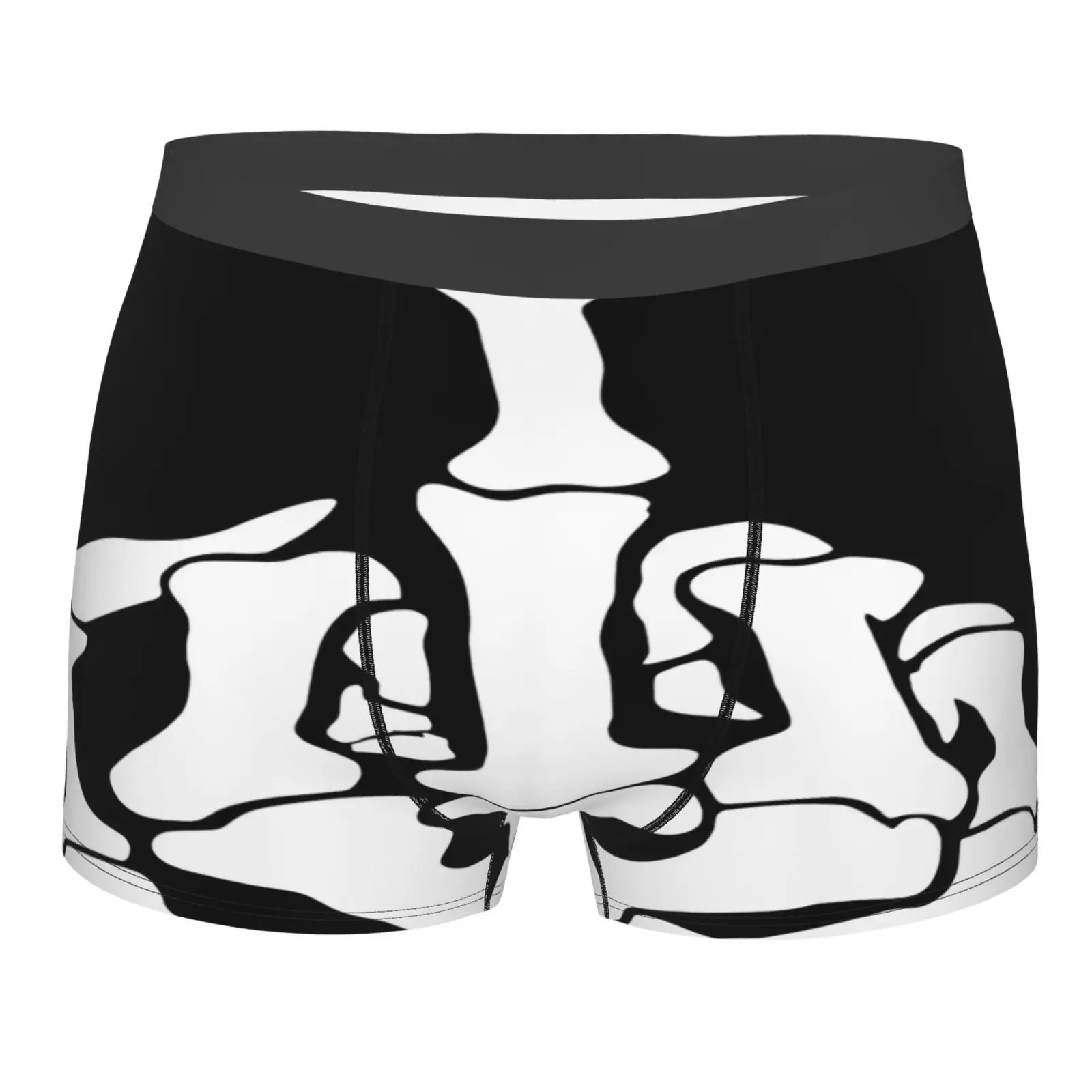 

Мужское нижнее белье с откидной крышкой Скелет средний палец мужское сексуальное подтягивающее мужское женское большого размера Мужской к...