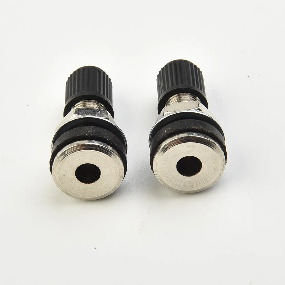 

2pcs 32mm Motorcycle Wheel Valve Motorbike Scooter Bike Quad Tubeless Mountain Tyre Valve Dustcap Zinc Alloy Tyre Valve