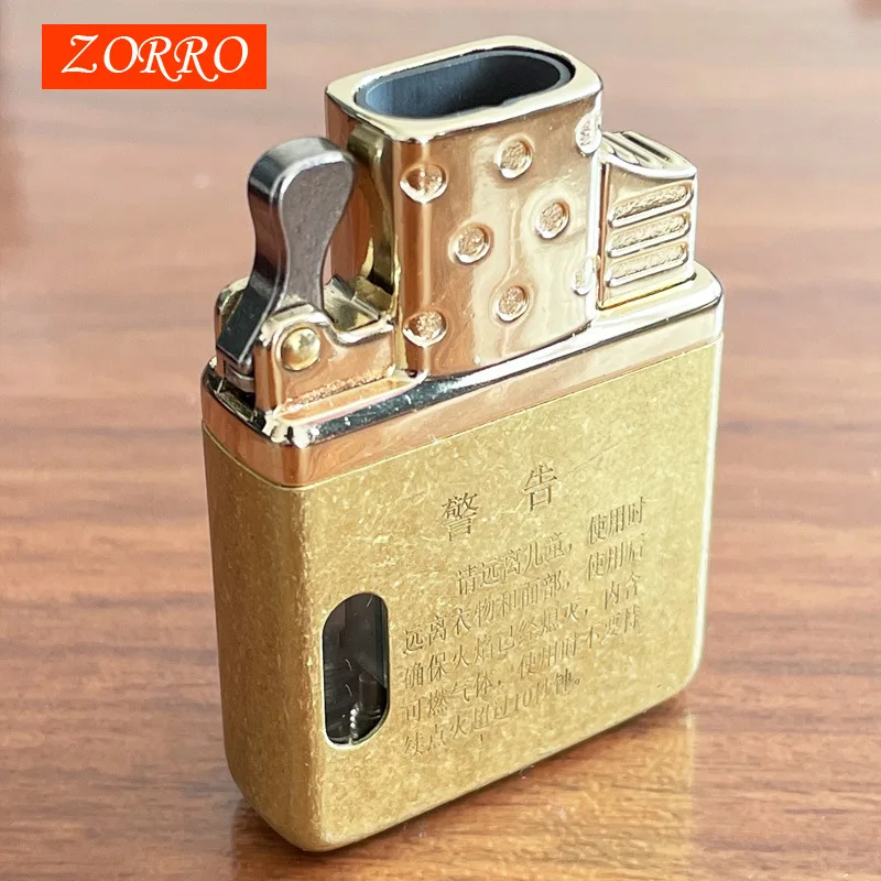 Сделано в Китае Zorro 902 Бутановая газовая вставка зажигалка классический ретро