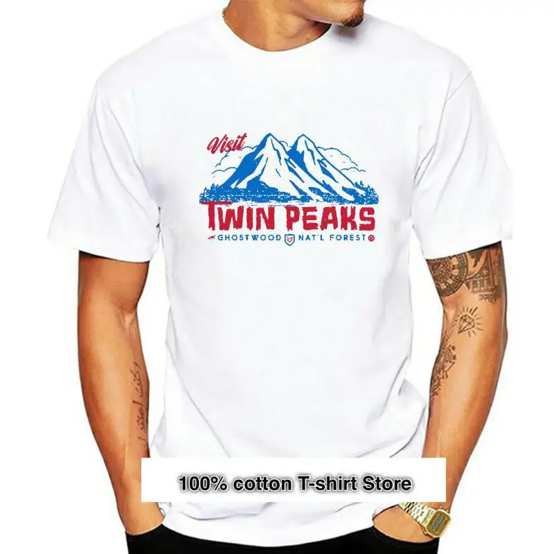 

Camiseta визит Twin пикс для мужчин и женщин, camiseta de David Lynch, все высокие