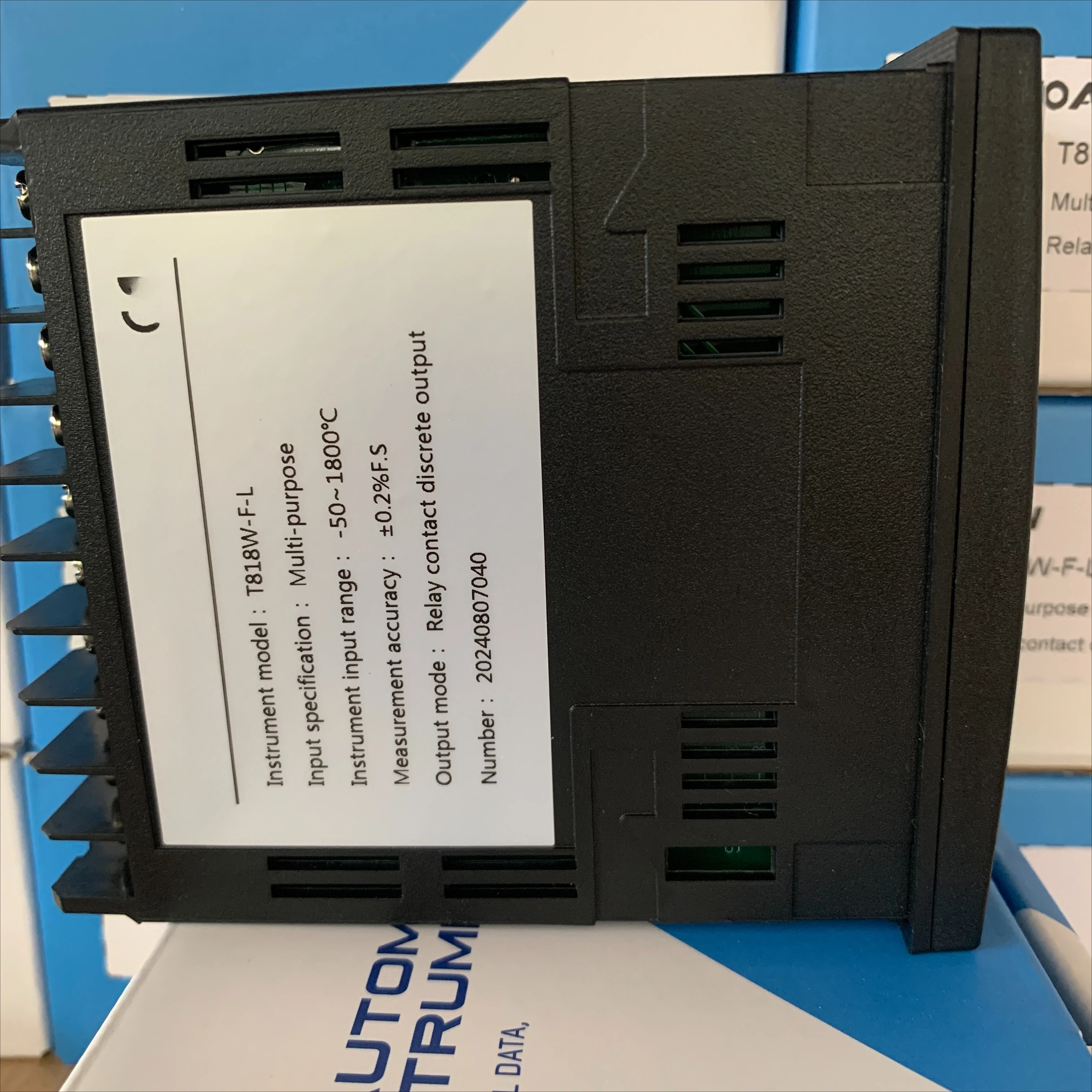 T818W-F-L Измеритель контроля температуры T818W-F-X в печи T818