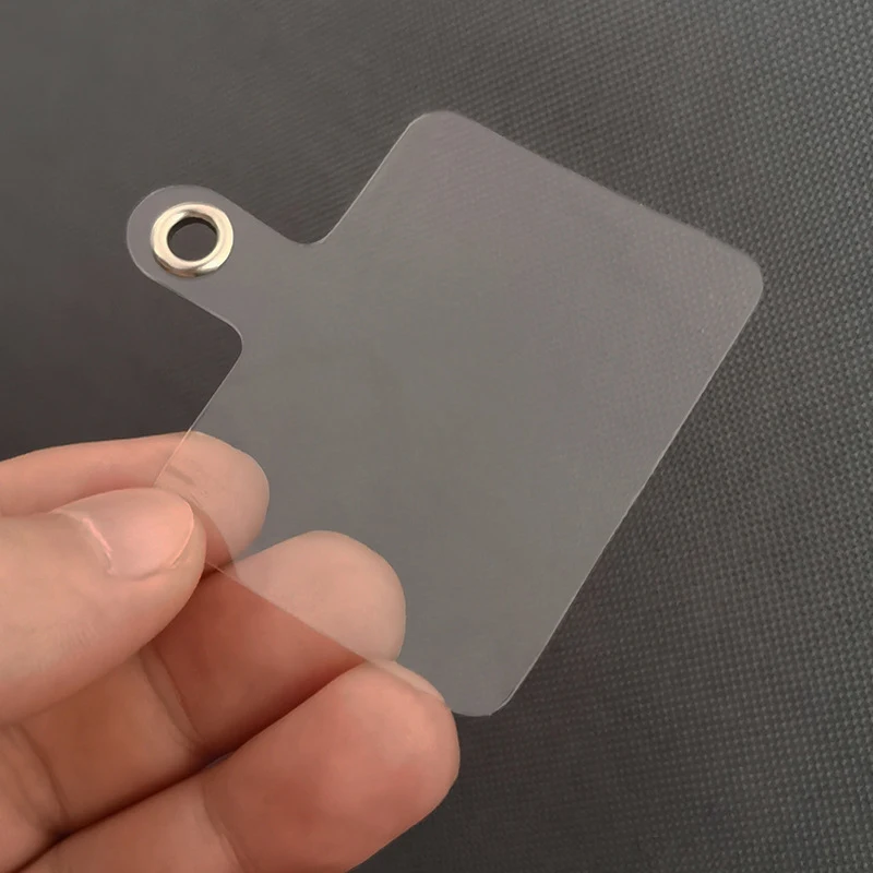 

5 Pcs Mobile Phone Lanyard Patch Male Anti-lost Fixed Card Shell Connection Pendant Without Lanyard Hole Transparent Clip